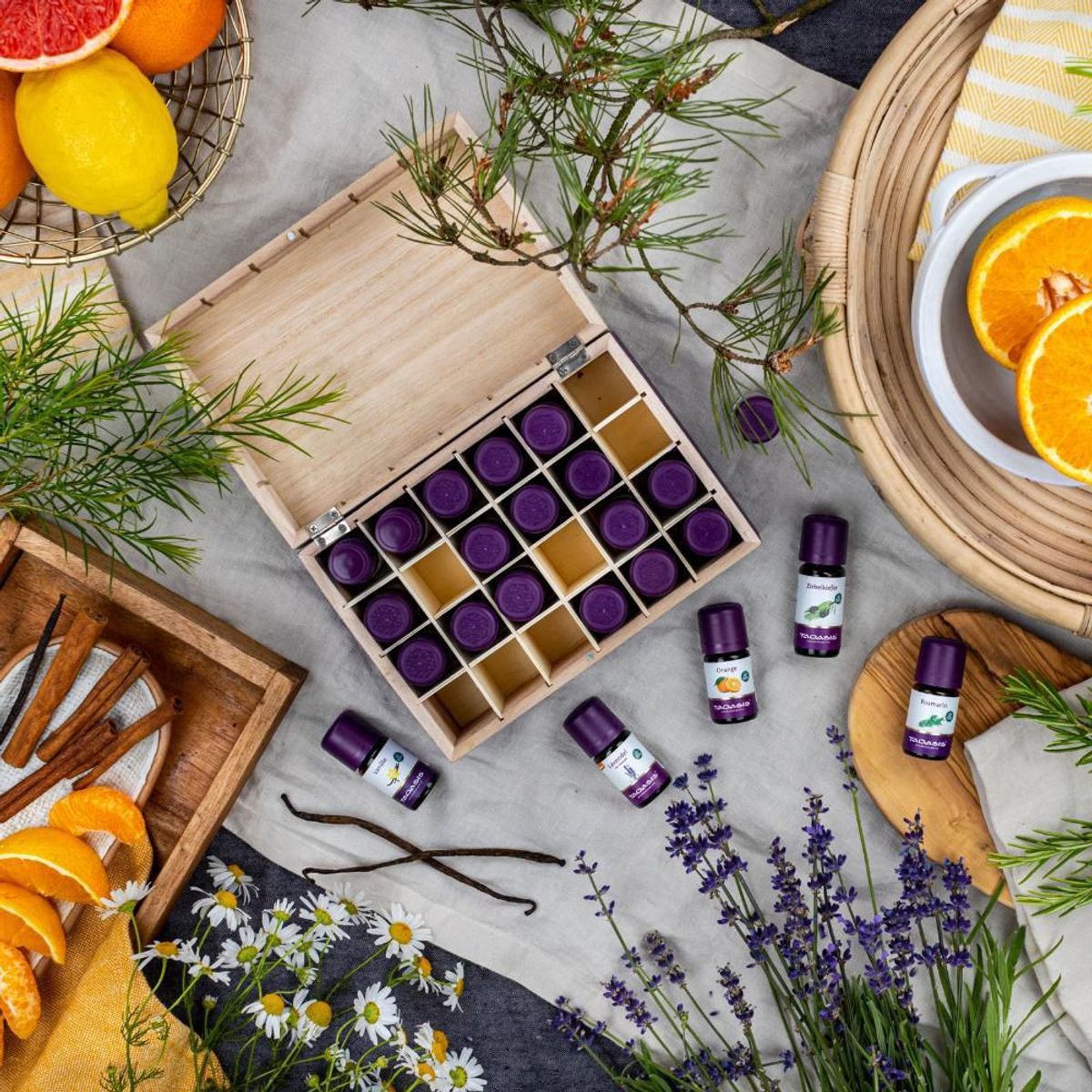 Boks Til Eteriske Oljer/Box For Essential Oils