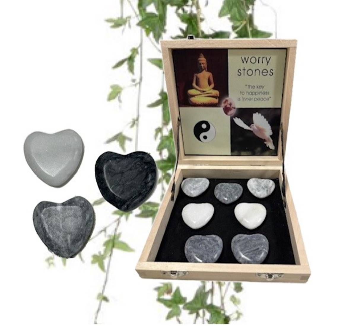 Bekymrings Sten Marmor/Worry Stone Marble 4x3,5cm