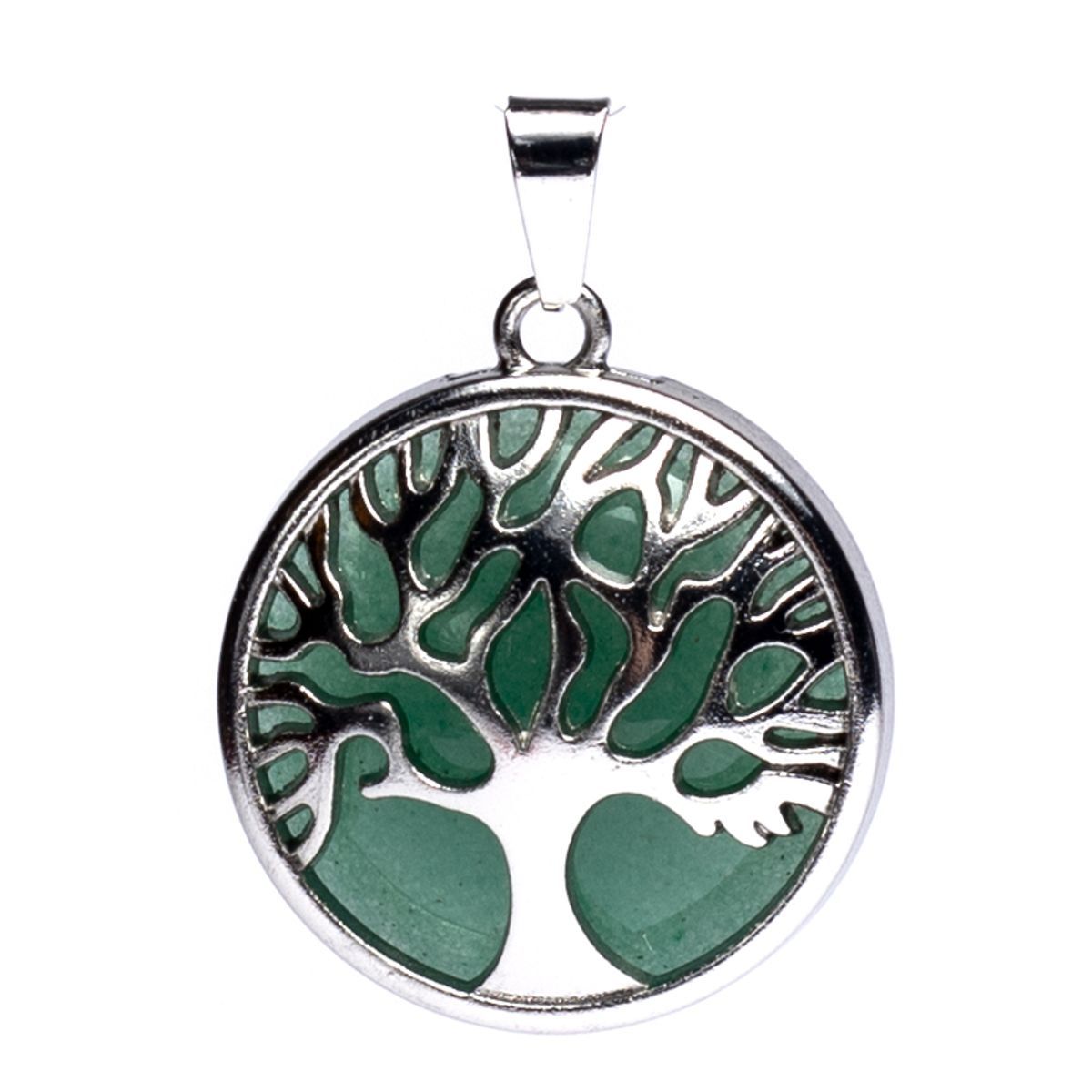 Anheng Grønn Aventurin/Pendant Green Aventurine Tree Of Life
