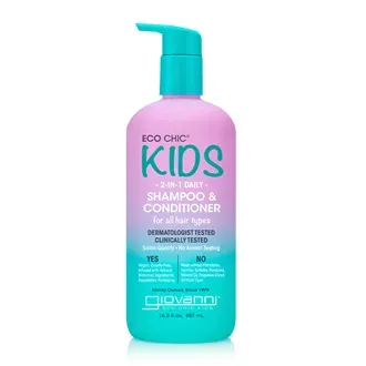 Giovanni Eco Kids Shampo &amp; Balsam/ Shampoo &amp; Conditioner 2-in-1 487ml