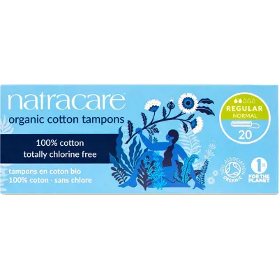 Natracare Bomullstampong  Normal/Organic Tampon Regular 20 stk