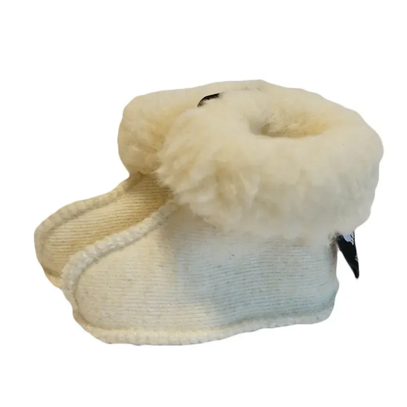 Babytøfler Merino/Baby Booties Wool 0-24 Months