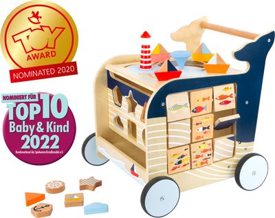 Small Foot Gåvogn Og Aktivitetsleke/Walker And Activity Toy Whale