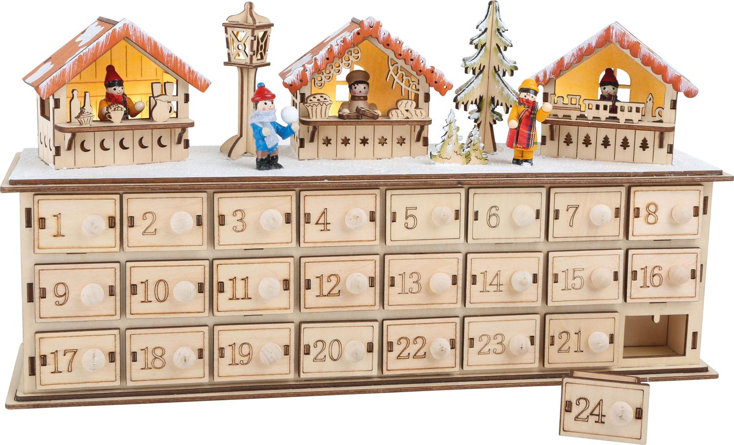 Small Foot Julekalender Julemarked/Calendar Christmas Marked