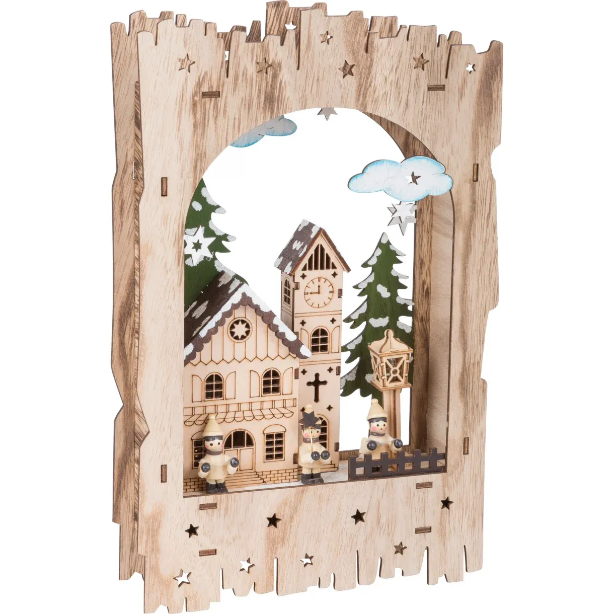 Small Foot Julelampe Bak Fjellet/Illuminatet Christmas Lamp