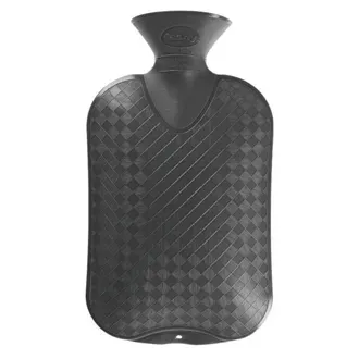 Fashy Varmeflaske/Hot Water Bottle Grey/Red/Blue 2l