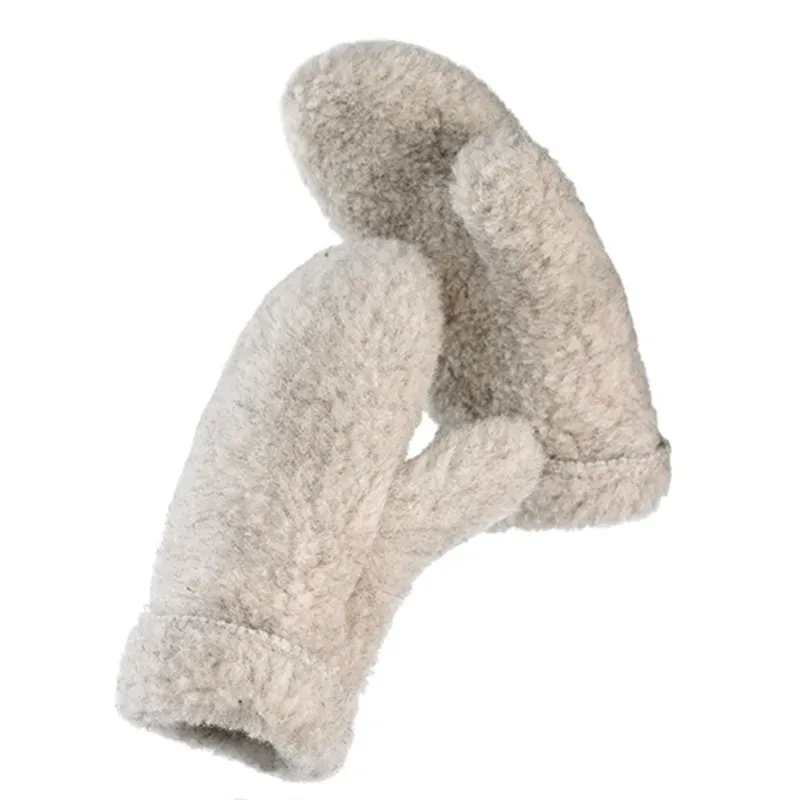 Ull Norge Votter Grå Flere Størrelser/Mittens Wool Fleece