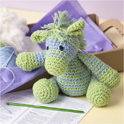 DIY Kit Amigurumi Sebra/Crochet Kit