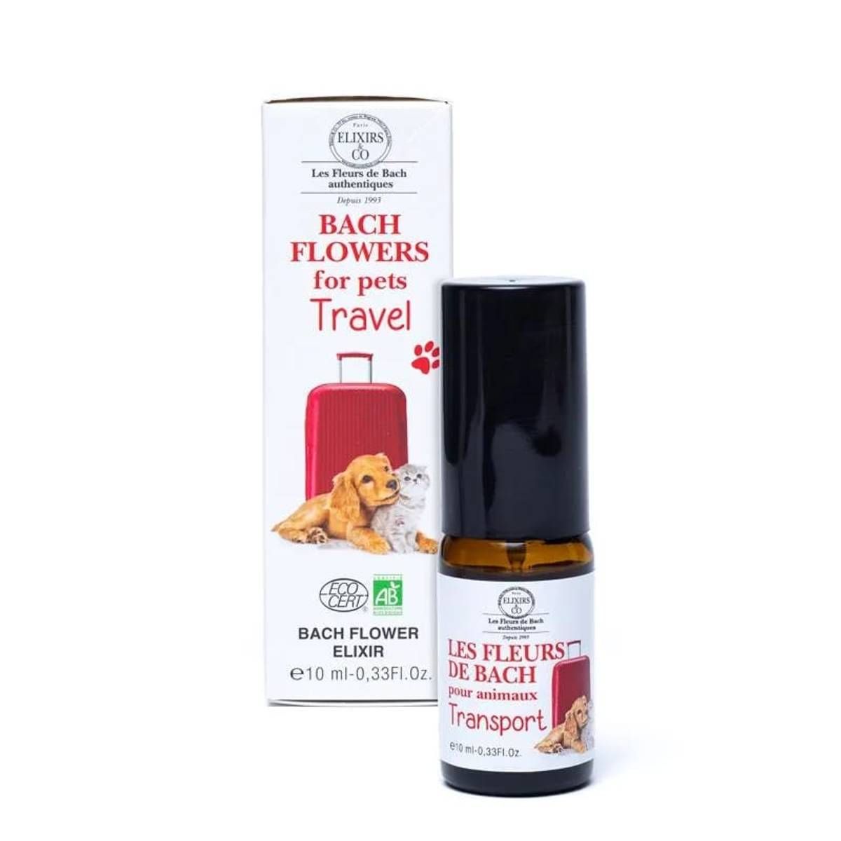 Bach Eliksir Ro For Dyr På Reise/For Travelling Pets Calming 10ml