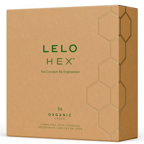 Lelo Hex Kondomer/Organic Condoms Box 12/36pcs