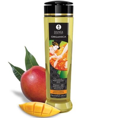 Shunga Massasjeolje/Organic Massage Oil Mango 240ml