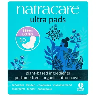 Natracare Bind Ultra Long/Pads Ultra Long With Wings 10pcs