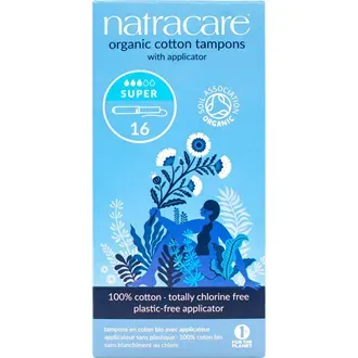 Natracare Tampong Super/Tampon Super With Applikator 16pcs