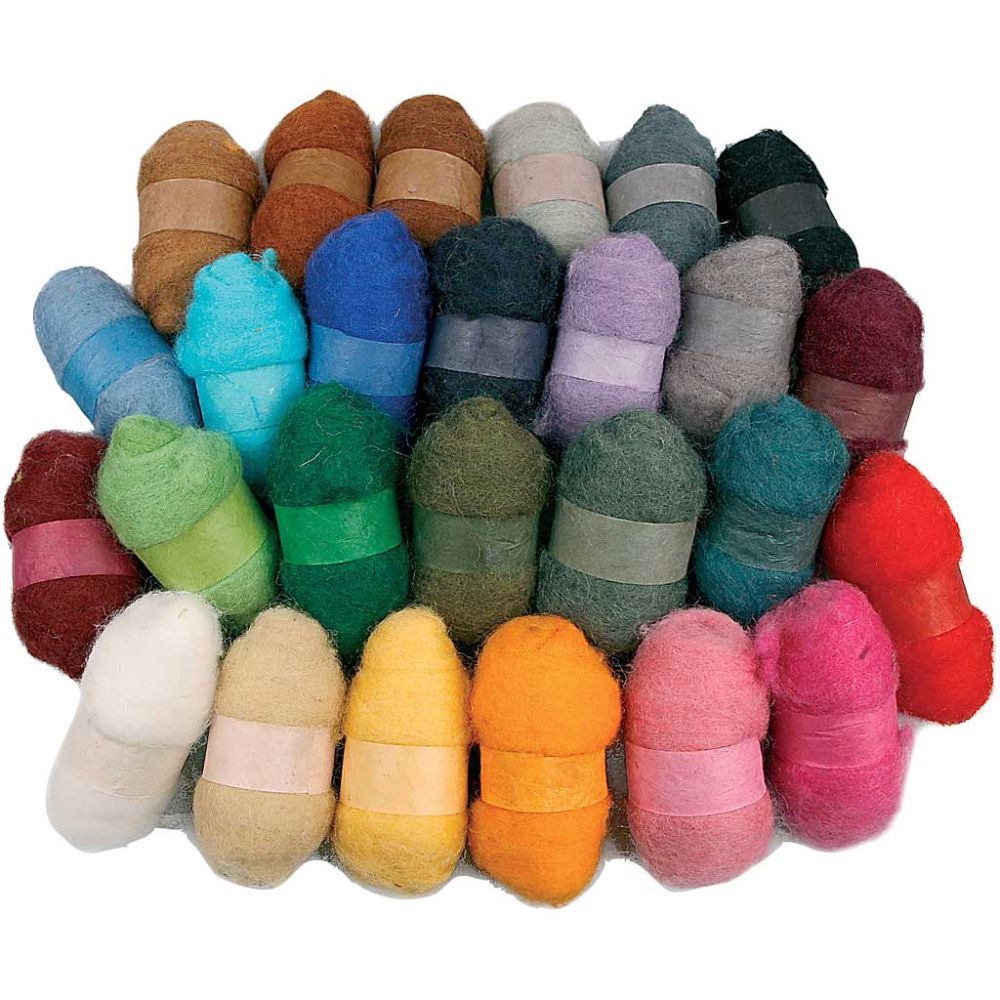 Kardet Ull Mix 26-pk/Cardet Wool 26x25g