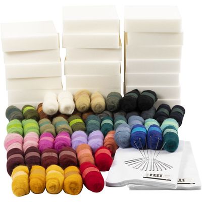 Nålefilting Av Bilde Kit/Needle Felting Group Kit
