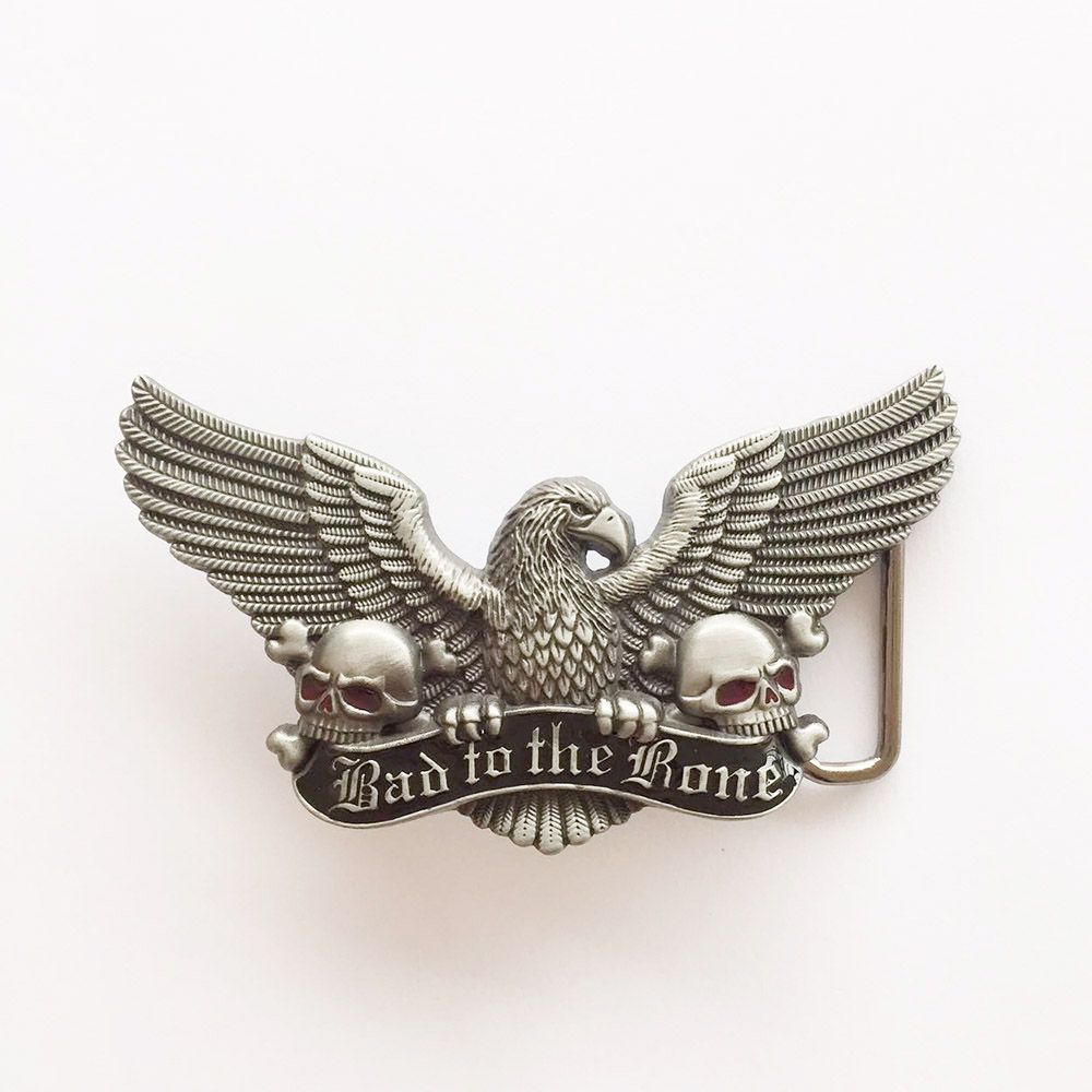 Vintage Style Wings Skulls Enamel Belt Buckle Gurtelschnalle Boucle de ceinture Hebilla