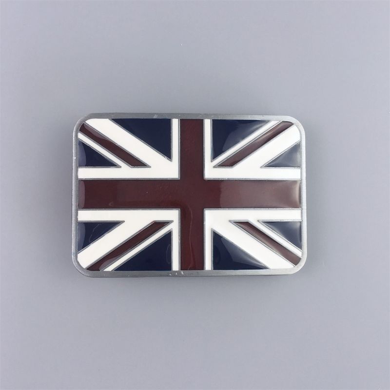 Vintage Style Enamel Union Jack Flag UK Flag Belt Buckle Hebilla BUCKLE-T153
