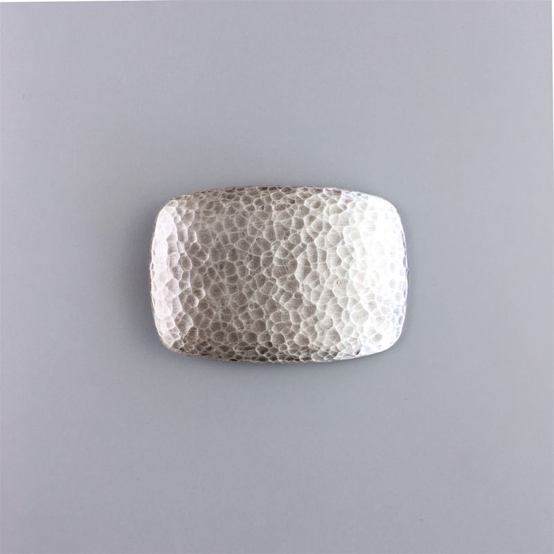Hammer Forged Rectangle Belt Buckle Large Size Small Size Choices (Small Size 2.761.89 inch) BUCKLE-T121SL-S
