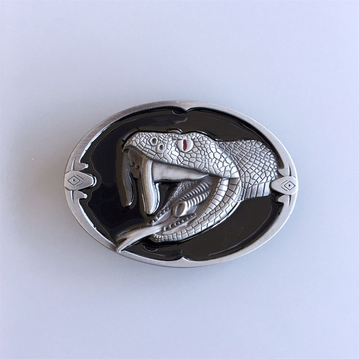 Vintage Style Wildlife Snake Western Belt Buckle Hebilla