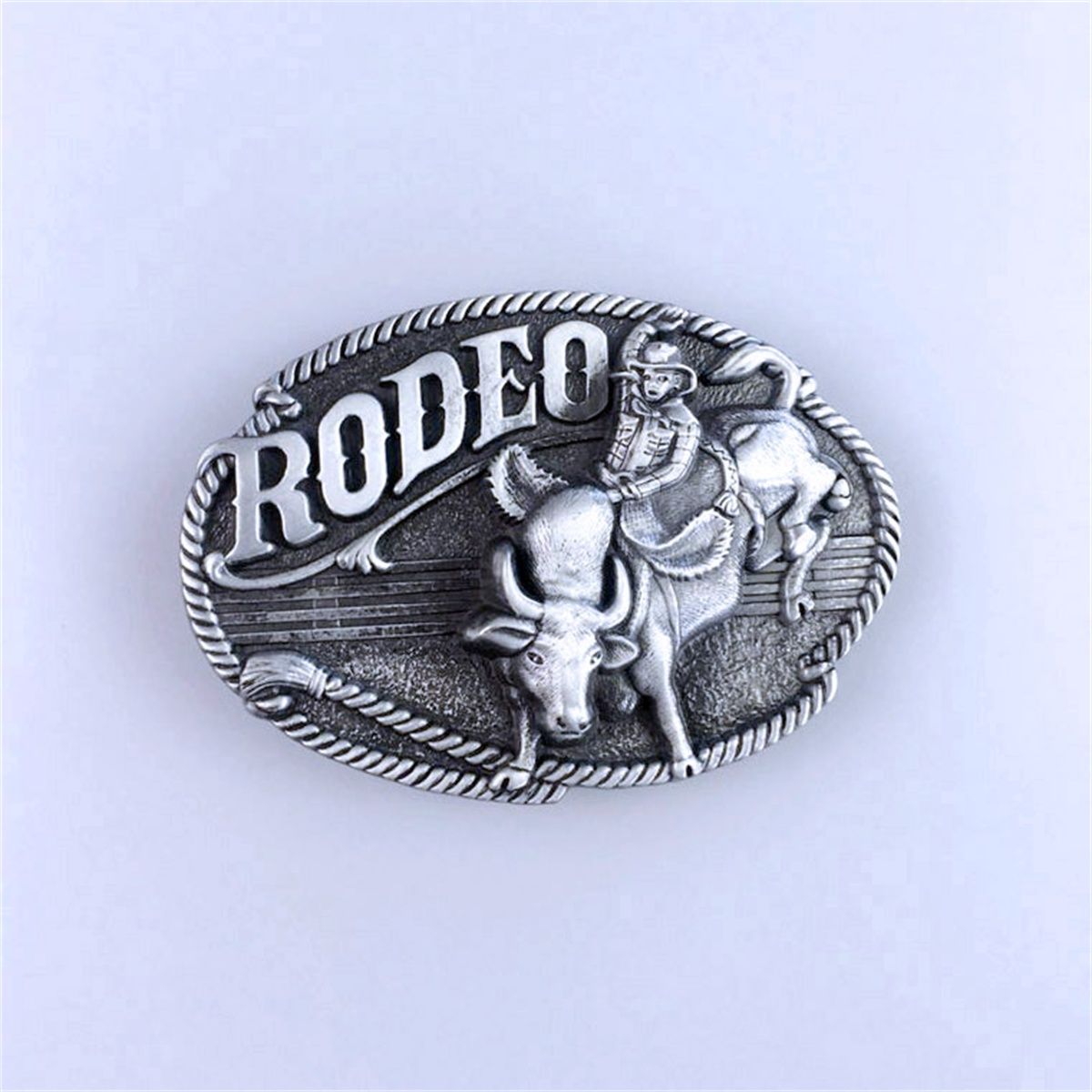 Vintage Western Cowboy Wildlife Belt Buckle Hebilla