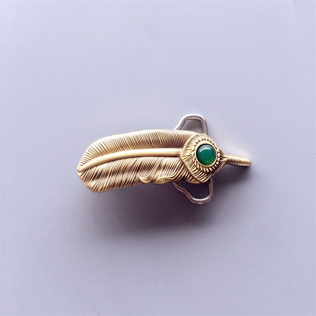 Western Solid Brass Belt Buckle