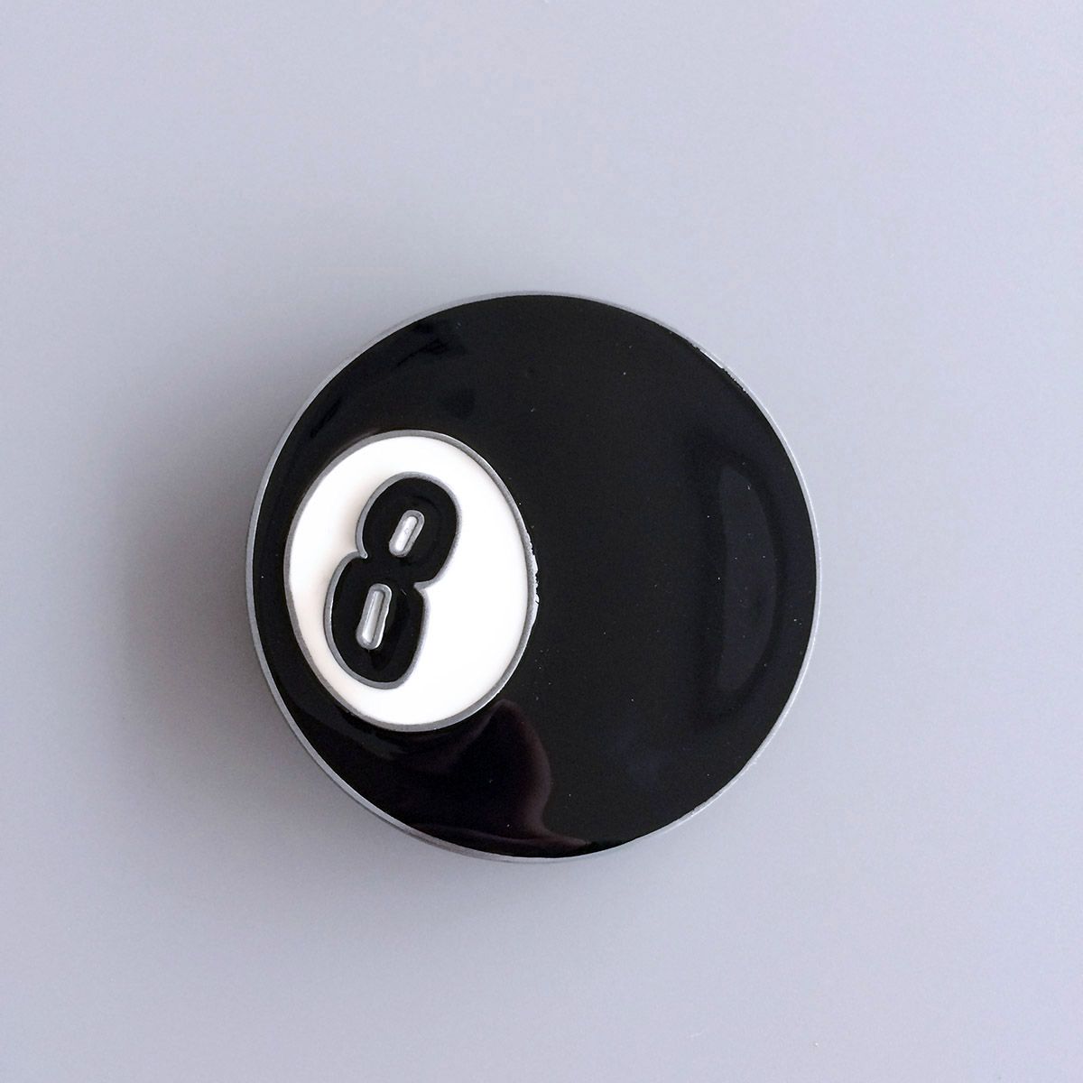 Enamel 8 Pool Ball Belt Buckle Hebilla BUCKLE-CS018