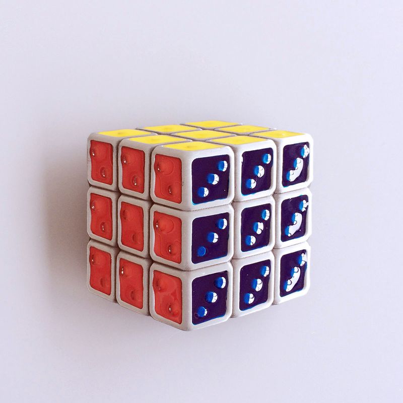Vintage Style Enamel Cut Out Dice Vintage Belt Buckle BUCKLE-CS027