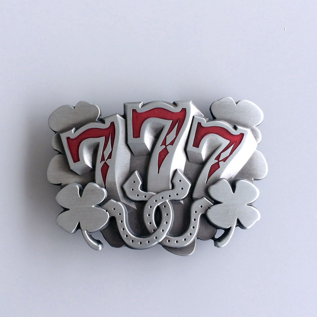 Enamel Lucky 777 Vintage Belt Buckle BUCKLE-CS024