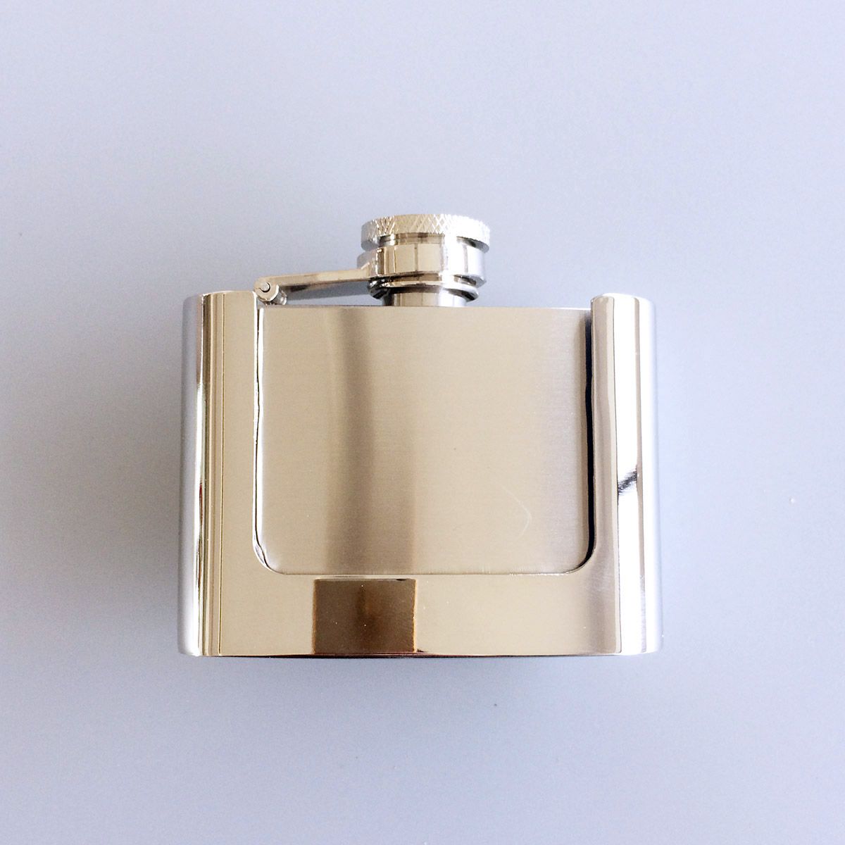 Two Ounce Stainless Steel Flask Belt Buckle