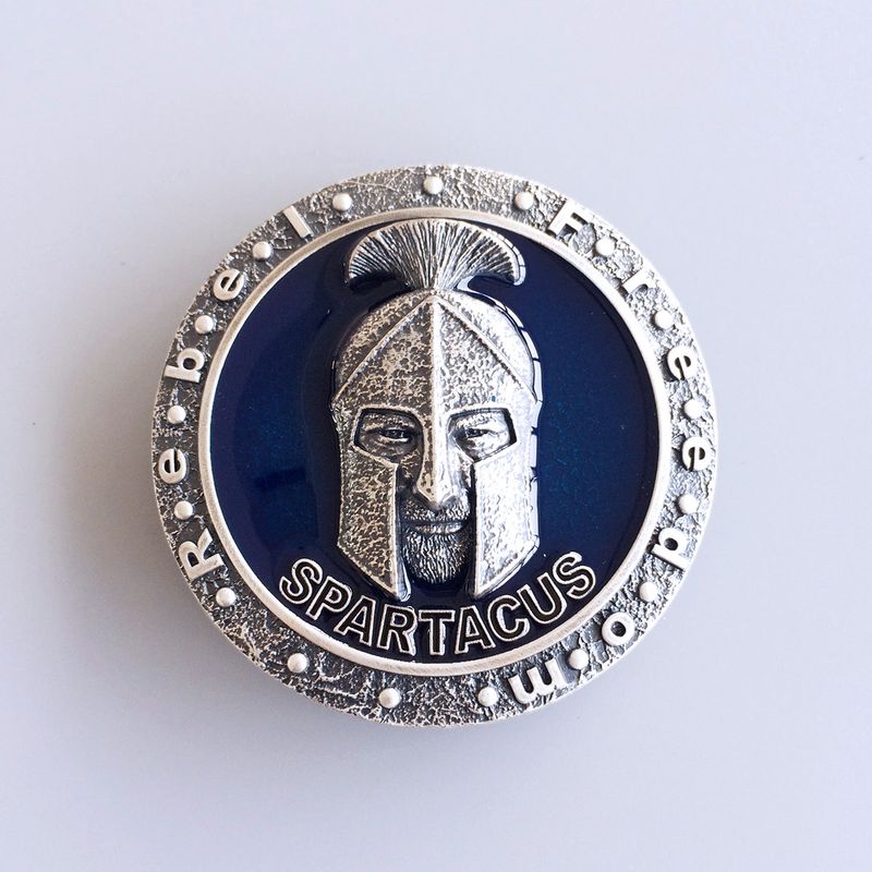 Vintage Silver Spartacus Belt Buckle Gurtelschnalle Boucle de ceinture GU039SL