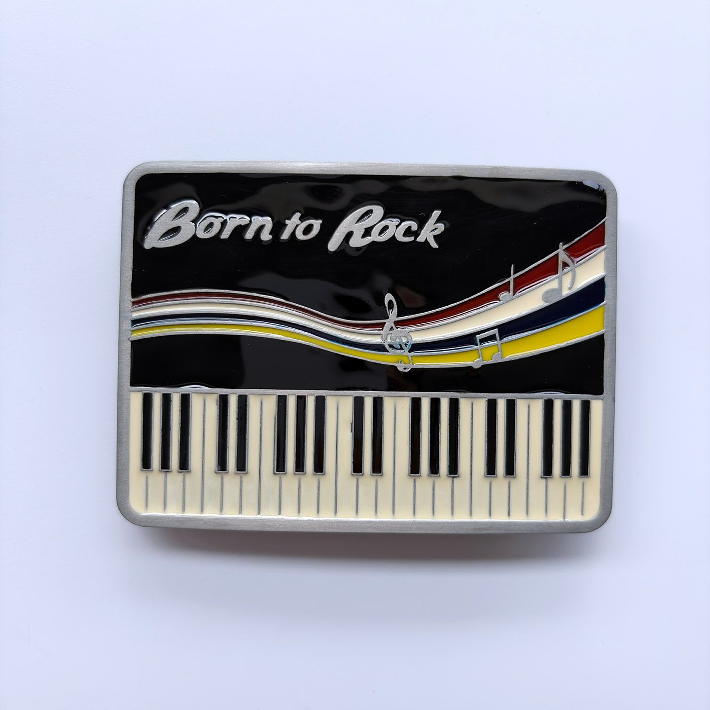 Vintage Rock Piano Music Belt Buckle BUCKLE-MU064