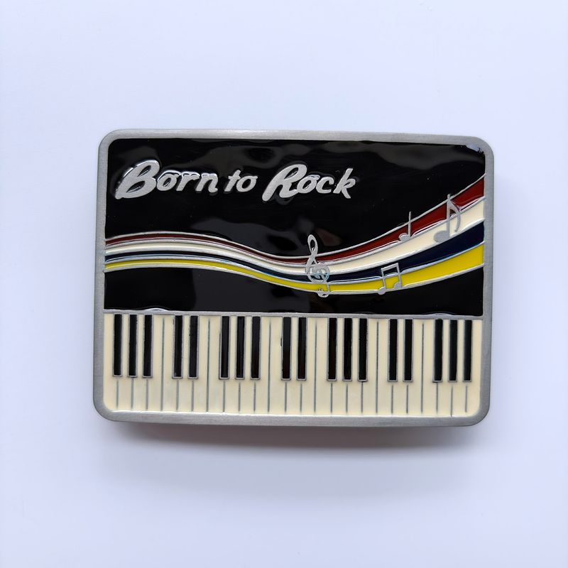 Vintage Rock Piano Music Belt Buckle BUCKLE-MU064