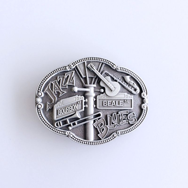 Vintage Jazz Blues Country Music Belt Buckle BUCKLE-MU070AS