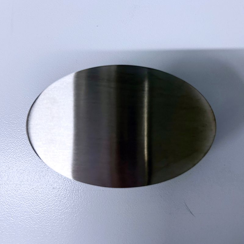 1.58 inches 40 mm Stainless Steel Oval Blank Belt Buckle BUCKLE-SS002