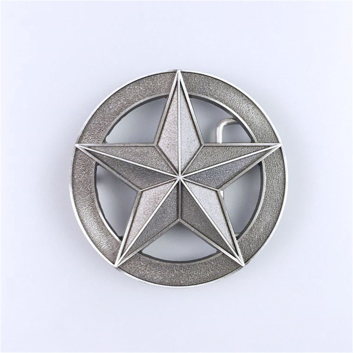 Vintage Circle Star Belt Buckle