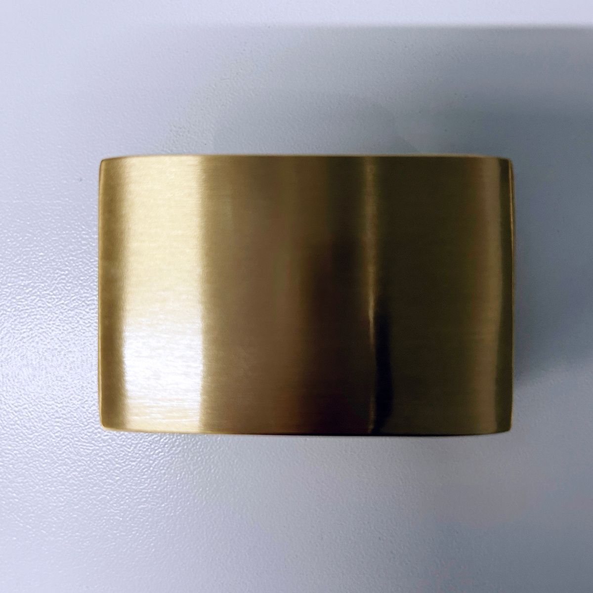 Solid Brass Rectangle Blank Belt Buckle, Large, Antique Silver