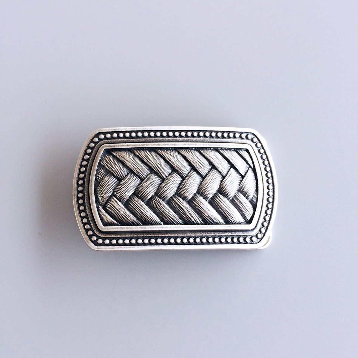 Vintage Silver Plated Legend Irish Celtic Knot Belt Buckle