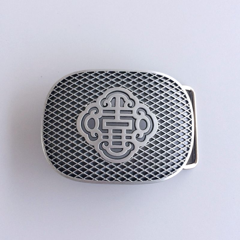 Antique Silver Vintage Style Reticulate Knot Wedding Belt Buckle BUCKLE-CH007