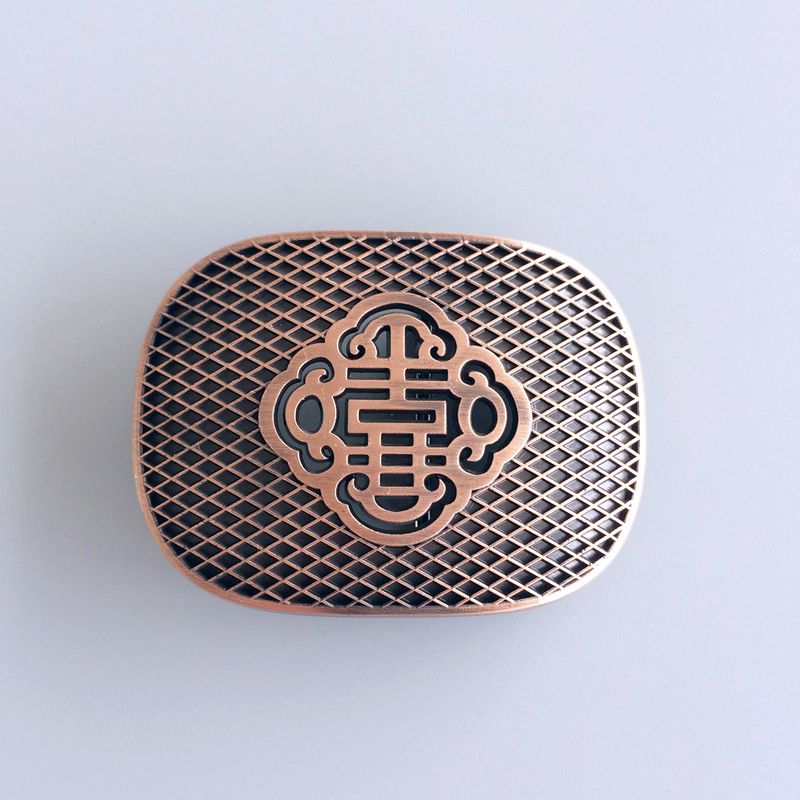 Vintage Bronze Plated Reticulate Knot Wedding Belt Buckle BUCKLE-CH007AC
