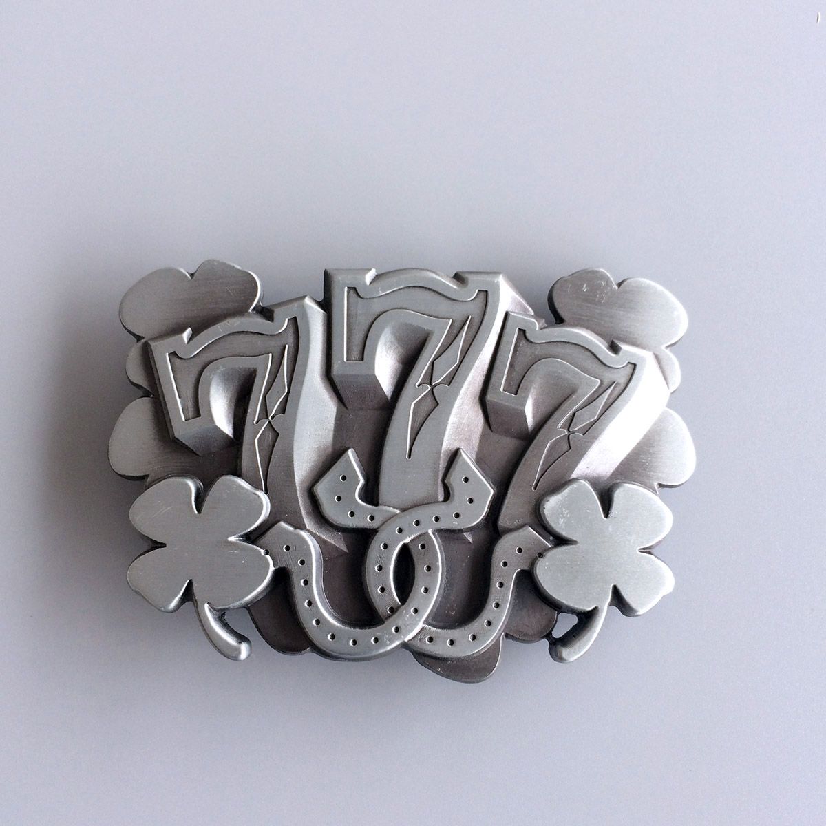 Lucky 777 Vintage Belt Buckle