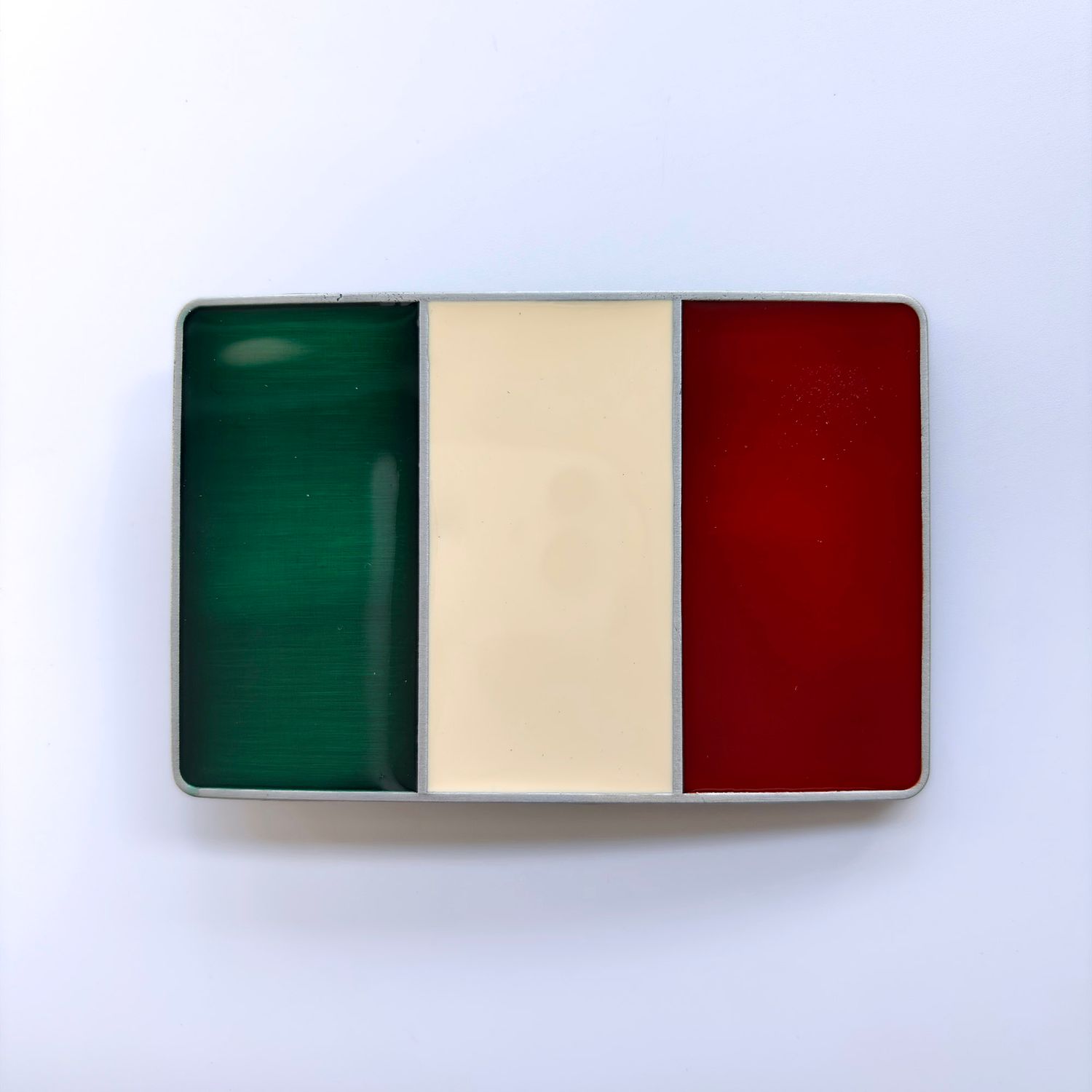Vintage Italy Flag Belt Buckle BUCKLE-FG001