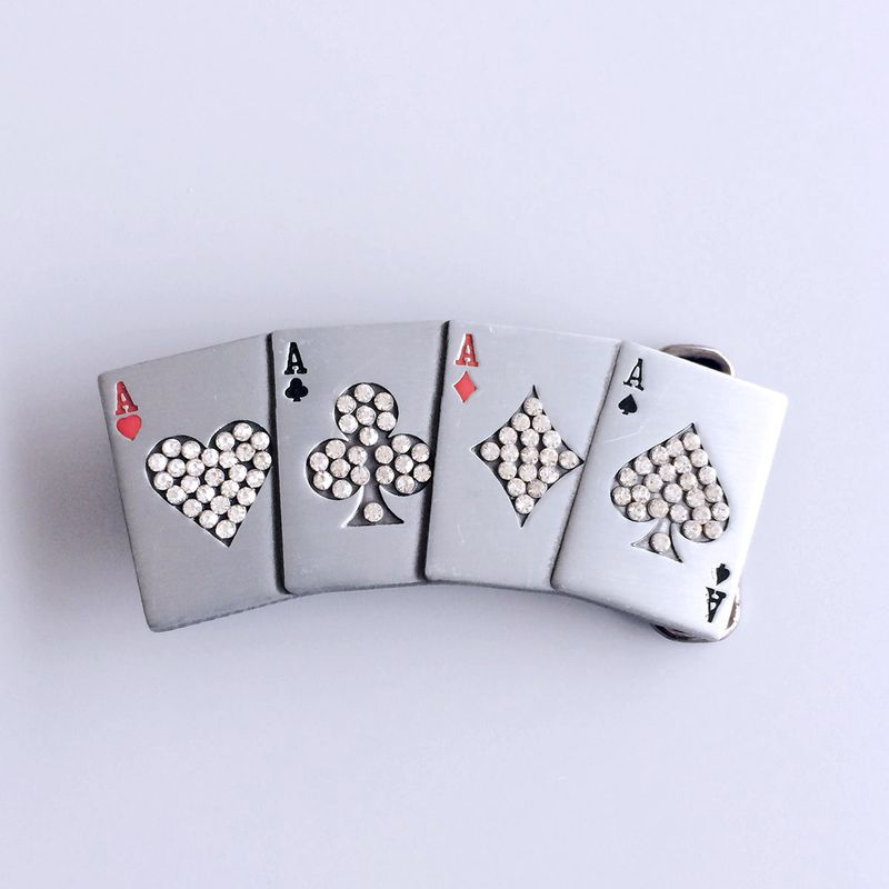 Clear Rhinestone Bling Belt Buckle BUCKLE-CS015