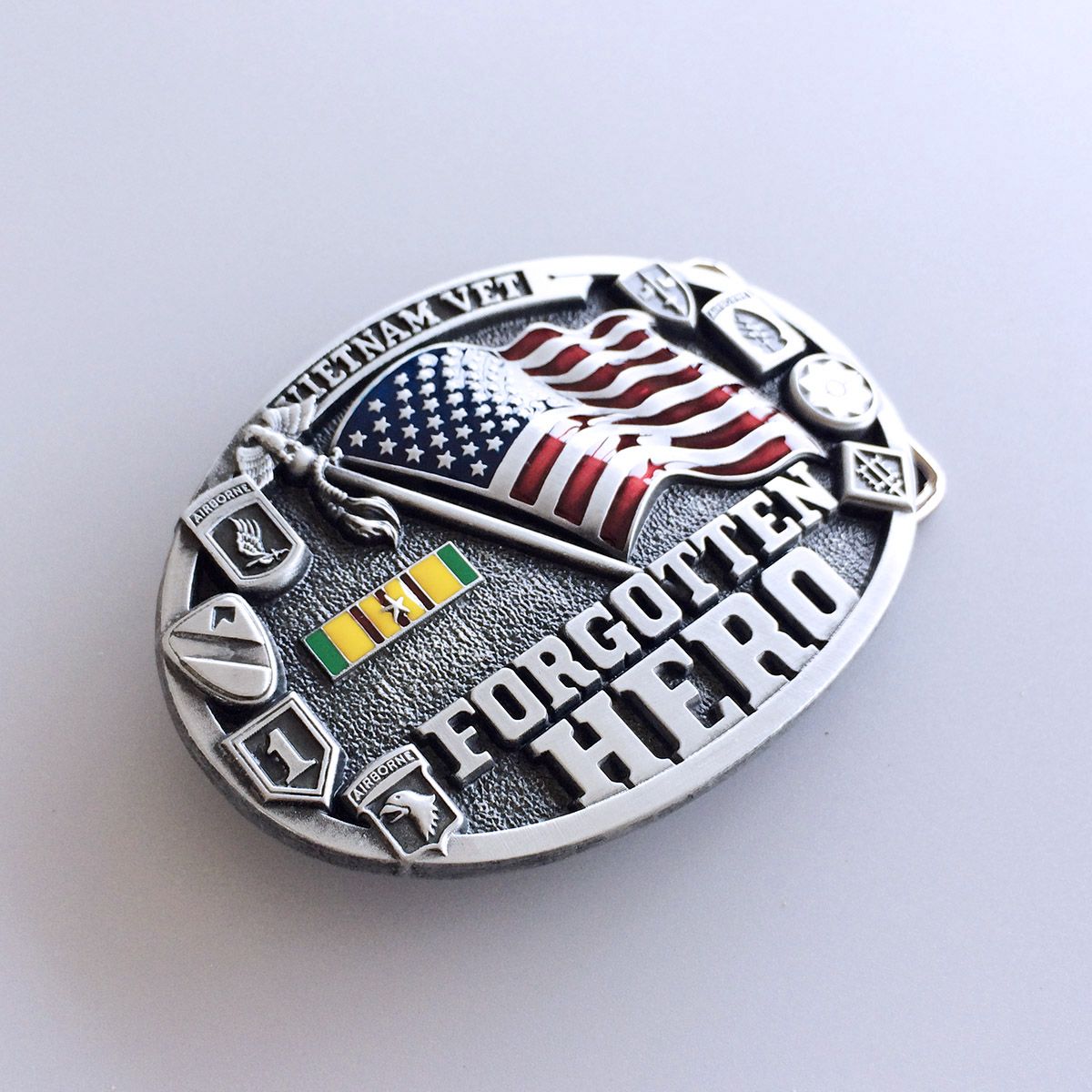 Vintage American Flag American Pride Hero Belt Buckle