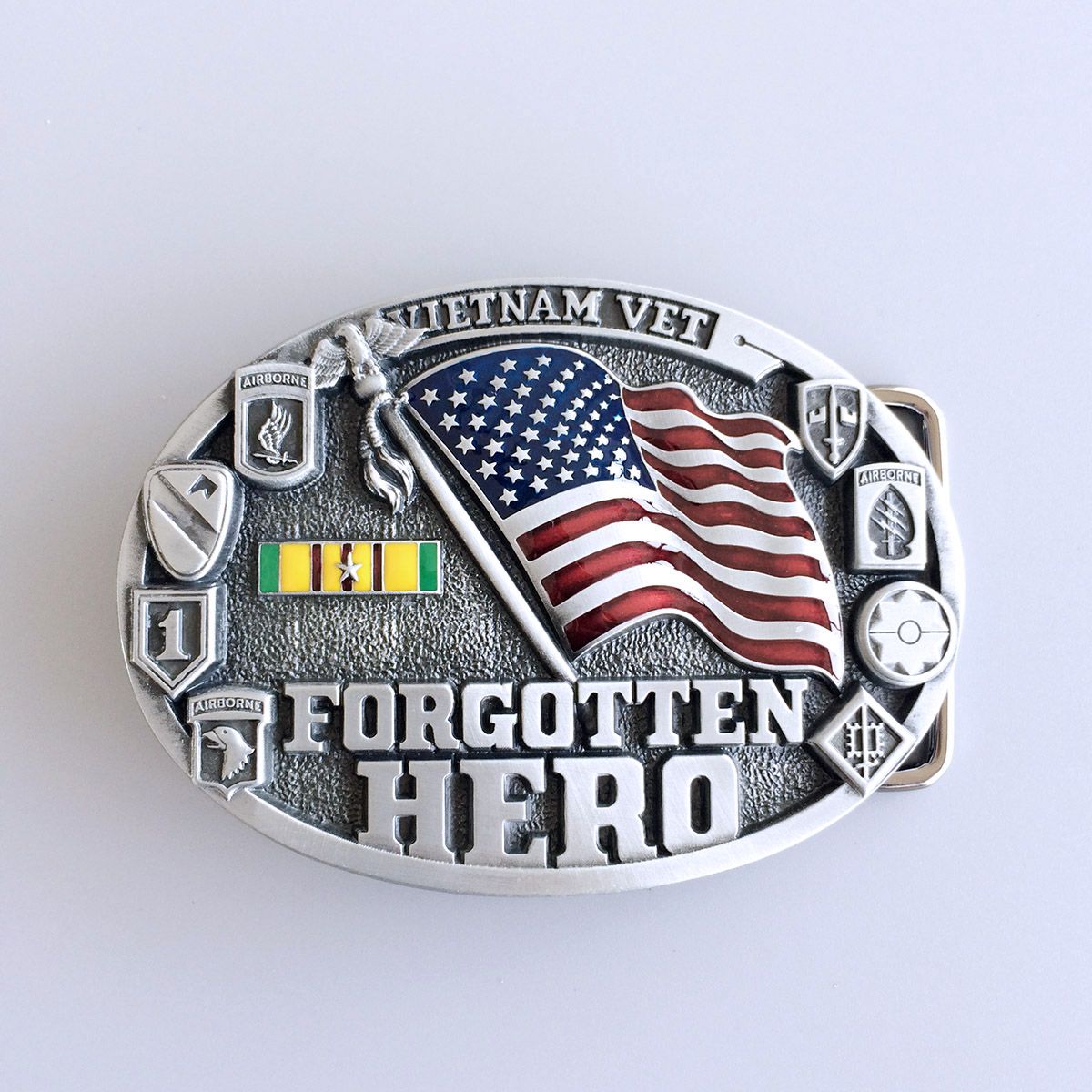 Vintage American Flag American Pride Hero Belt Buckle BUCKLE-FG027
