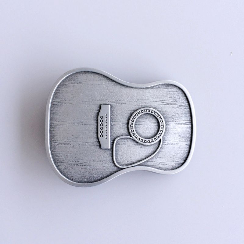 Vintage Style Guitar Head Music Belt Buckle BUCKLE-MU071AS