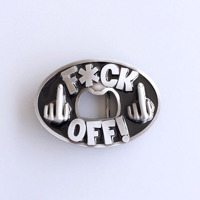 Oval Enamel Bottle Opener Vintage Belt Buckle BUCKLE-OC018