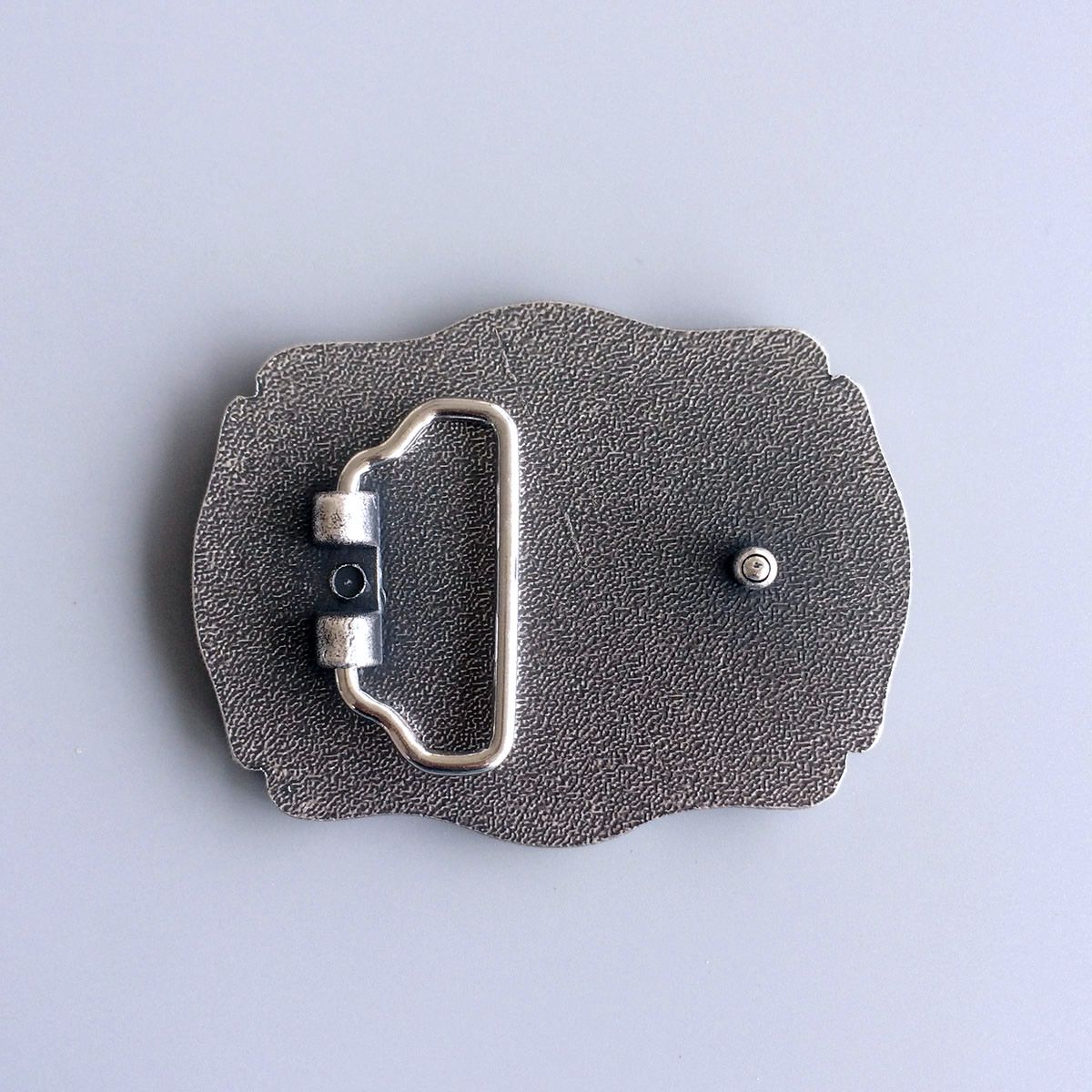 Vintage Western Flower Belt Buckle (Vintage Silver Plated)