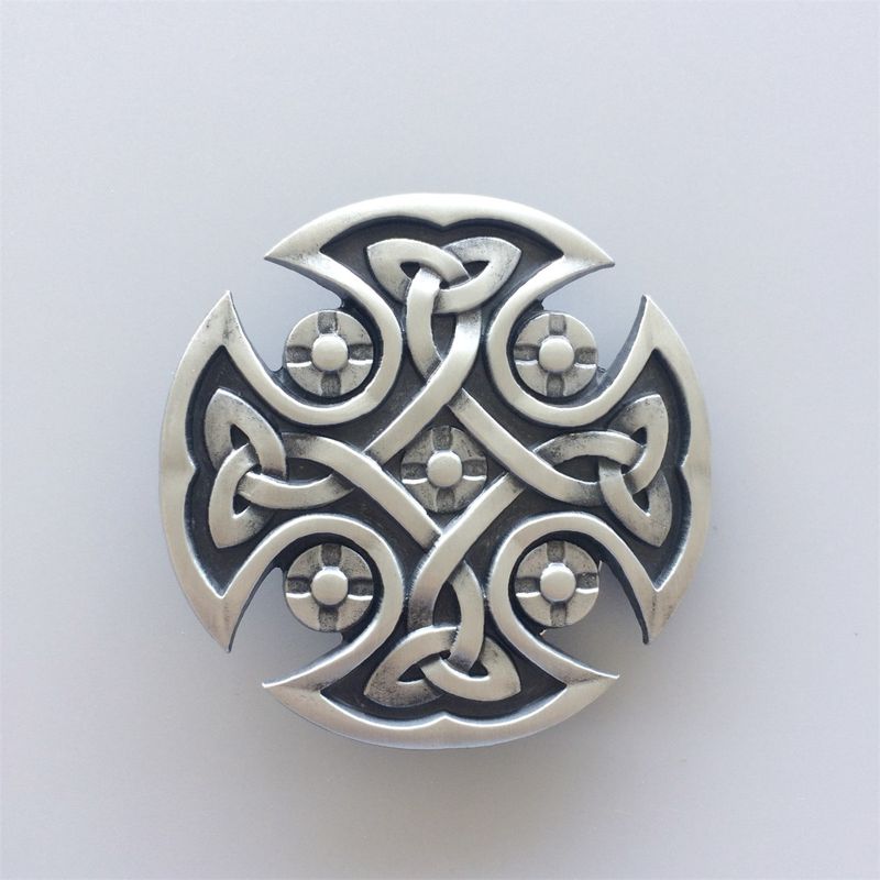 Vintage Style Celtic Knot Cross Belt Buckle BUCKLE-SK014AS
