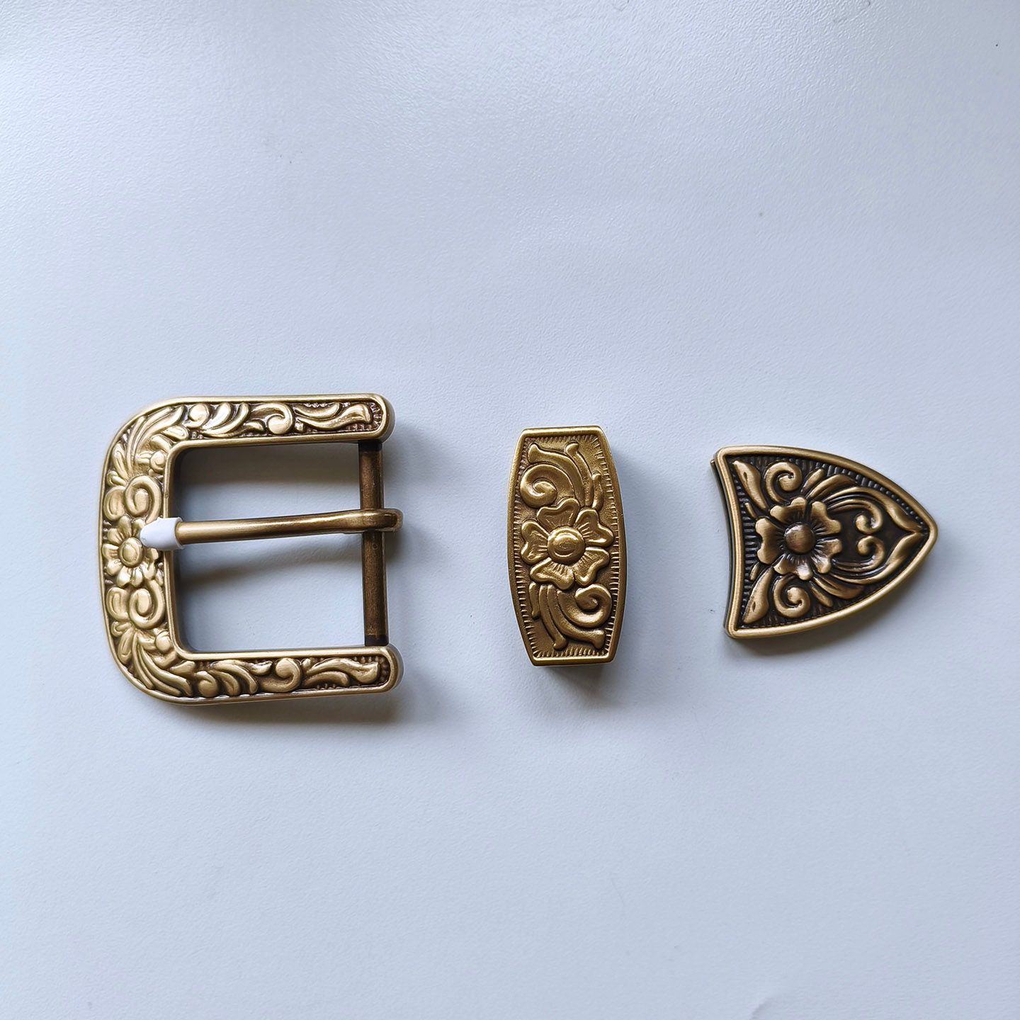 1.58 inch 40 mm Solid Brass Pin Belt Buckle BUCKLE-PIN3S-AB