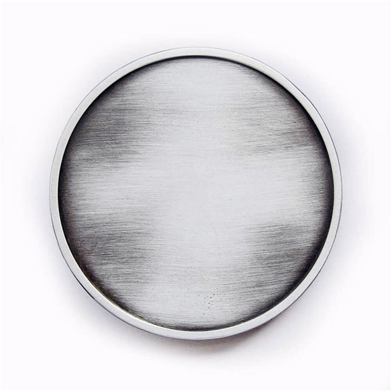 Antique Silver Round Blank Belt Buckle Custom Belt Buckle